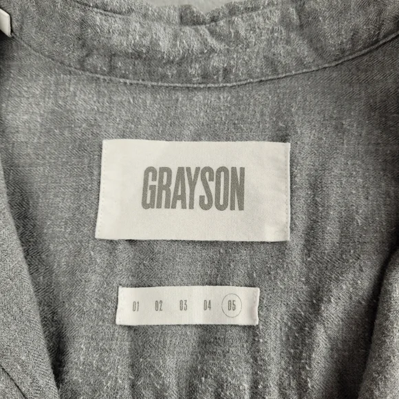 Gray Grayson Women Button Down Shirt - Picture 3 of 12